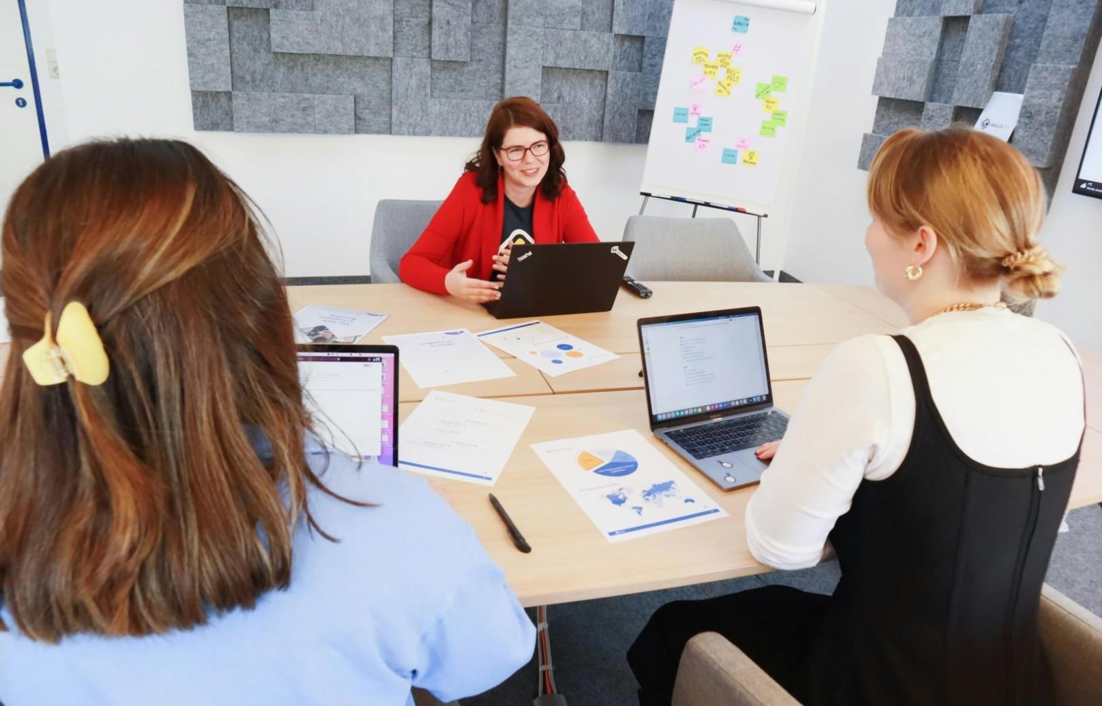 luntheravex team collaborating with clients on financial strategy development